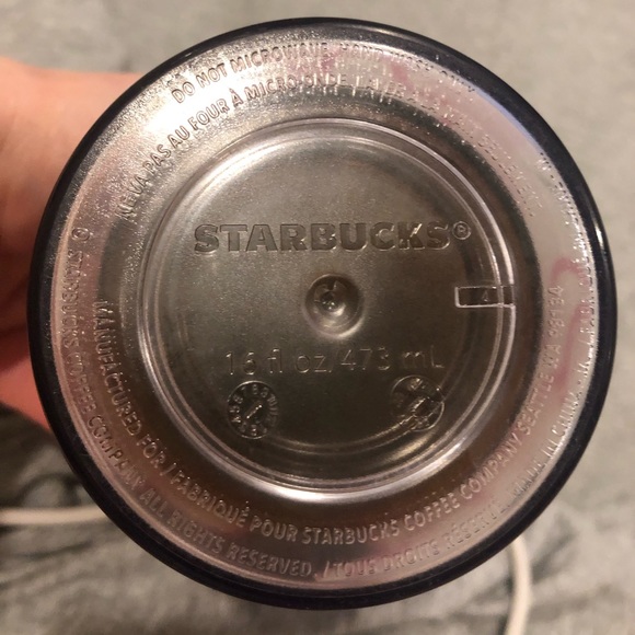 Pink Floral Starbucks Plastic Travel Cups - Picture 5 of 5